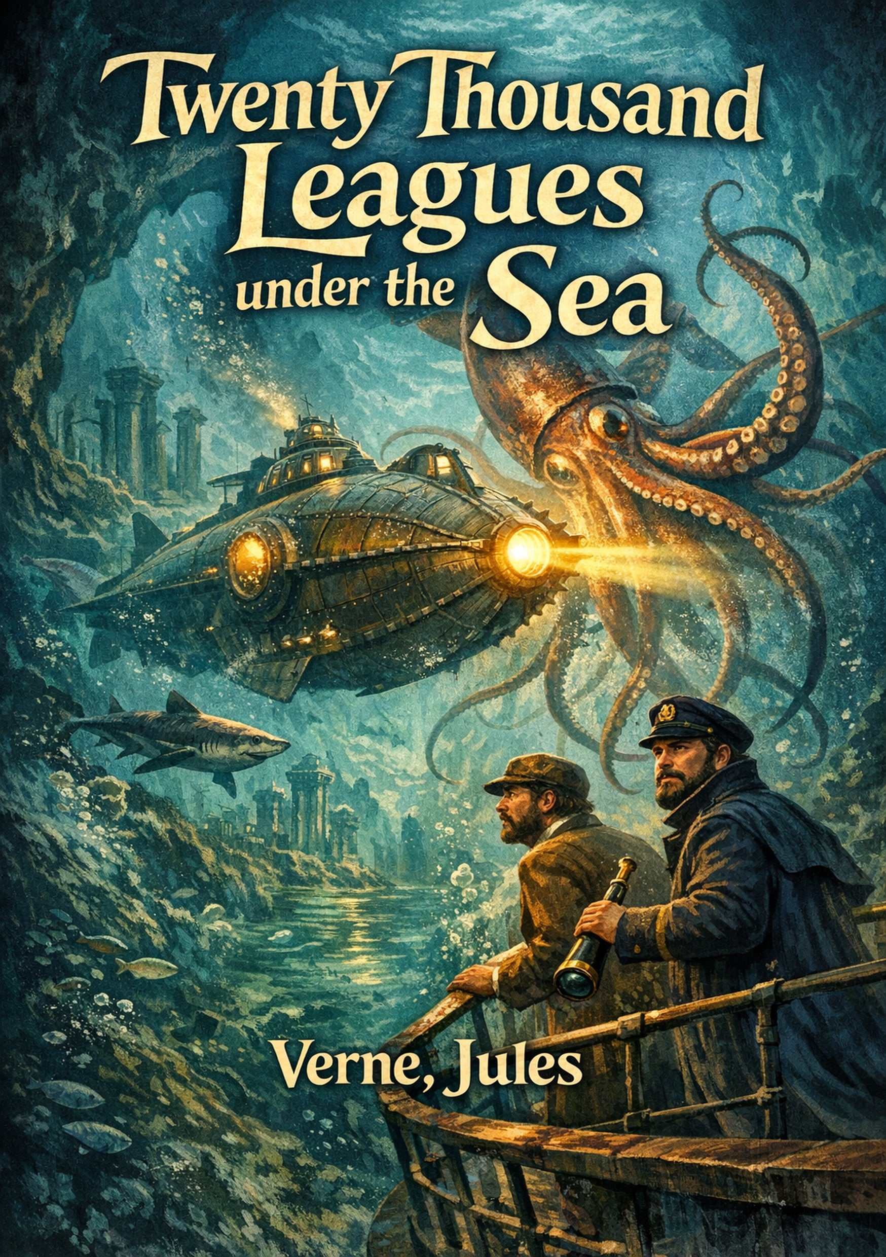 Cover for Twenty Thousand Leagues under the Sea